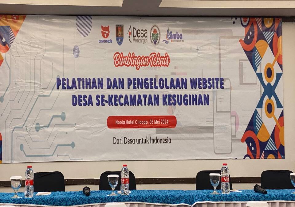 KEGIATAN PELATIHAN DAN PENGELOLAAN WEBSITE DESA SE-KECAMATAN KESUGIHAN
